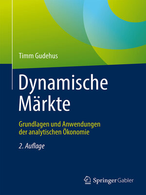cover image of Dynamische Märkte